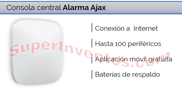 Completo Kit de Alarma Perimetral Con Sirena Exterior AJAX Para Hogar I  AJ-HUBOUT-W - Tienda de Seguridad