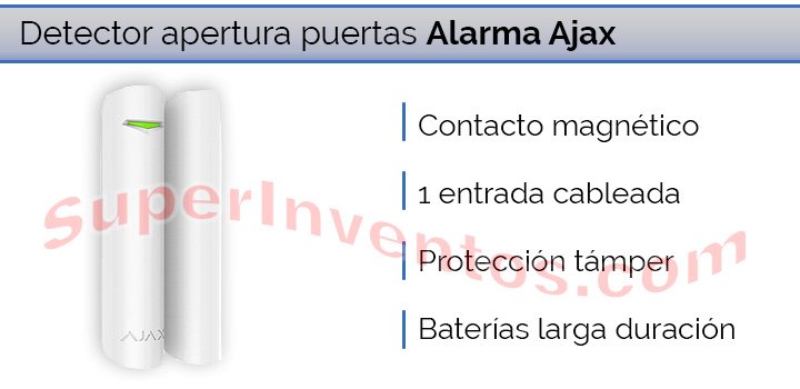 Ajax Starter Kit Alarma Protección contra Intrusiones Smart Tauc